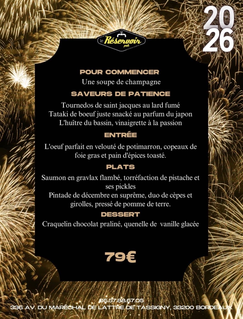 Le réservoir - Restaurant Bordeaux Caudéran - manger a BORDEAUX