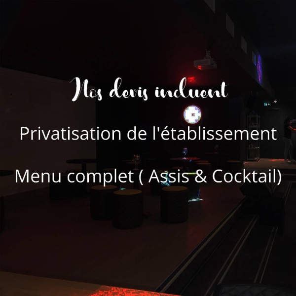 Privatisation -  Le Réservoir - Restaurant Bordeaux - top restaurant BORDEAUX