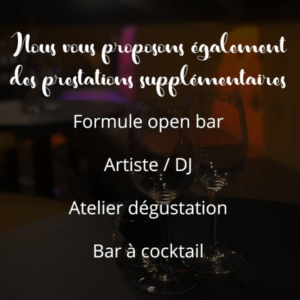 Privatisation -  Le Réservoir - Restaurant Bordeaux - top restaurant BORDEAUX